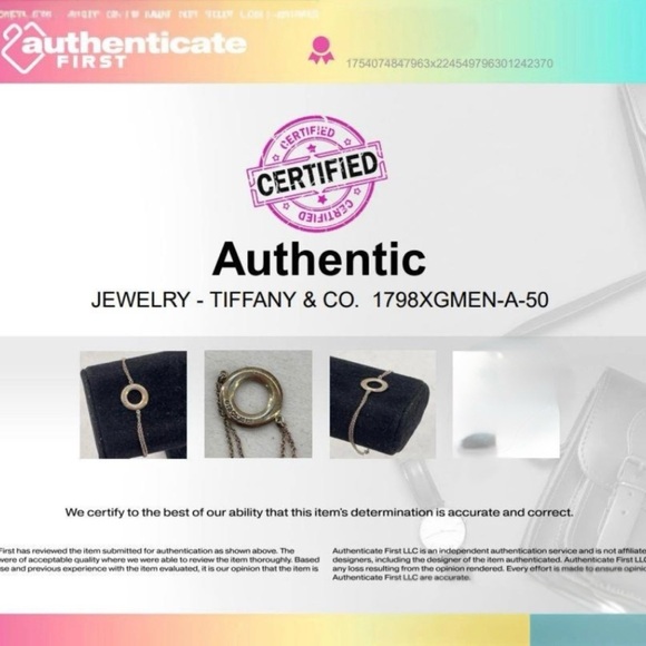 Tiffany & Co. 1837 Circle Station Bracelet Sterling Silver 6.5” – Authenticated - Picture 9 of 9